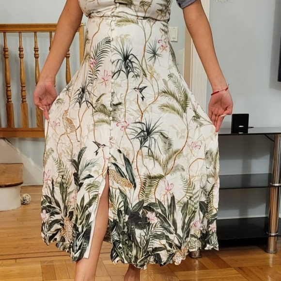 H&M Tie Detail Maxi Dress - Picture 7 of 7